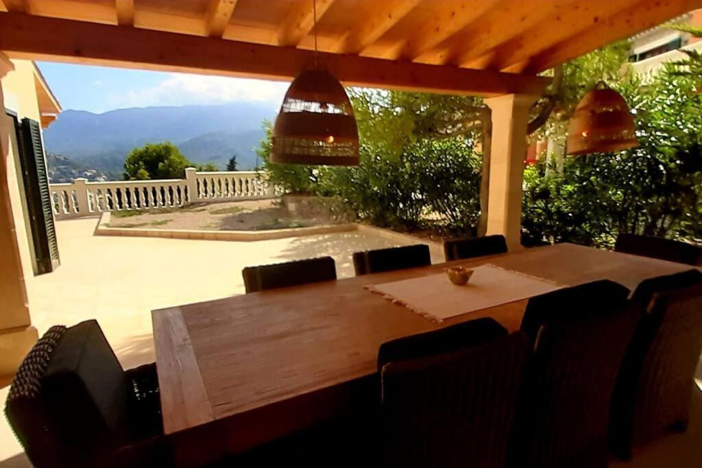 Casa Suliar Mit Gemeinschaftspool Und Panoramahafenblick Villa Puerto de Sóller